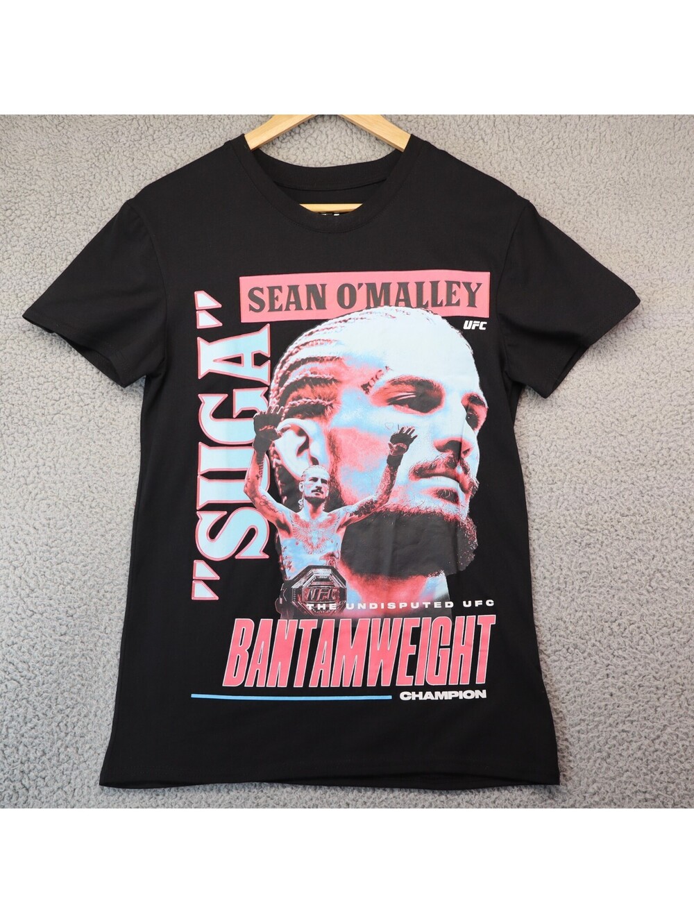 UFC Sean O’Malley “Suga” T-Shirt Men Small Black MMA Fighter